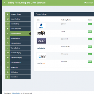 Billing Accounting Crm Management System 11
