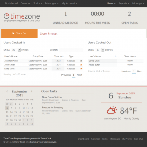 Employee Clock Inclock Out Management System 12