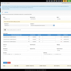 Stock Control Management System 10